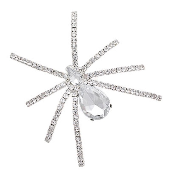Crystal Spider Brooch - Picture 1 of 1